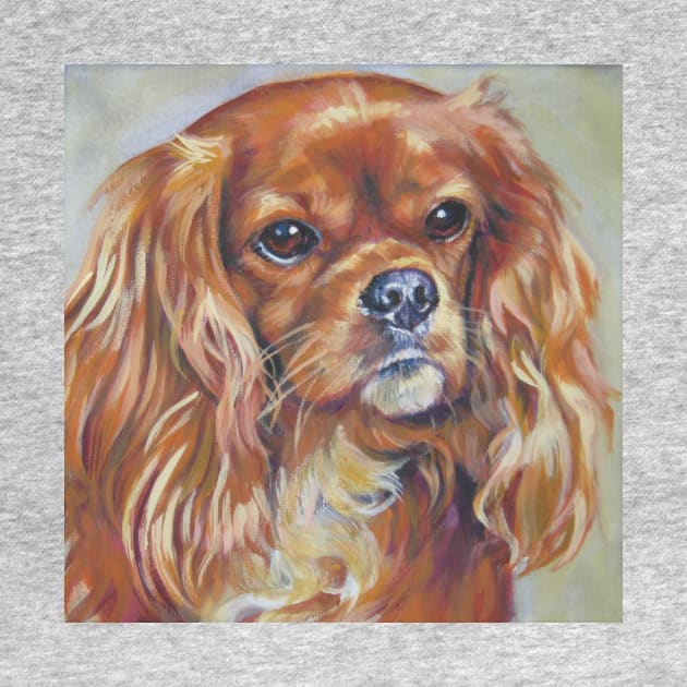 cavalier king charles spaniel fine art painting by LASHEPARD